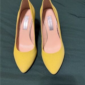 INC International Concepts Yellow Heels